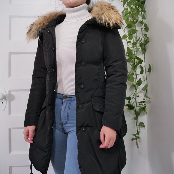 Luxury faux fur black coat, size US S/XS - Picture 13 of 14